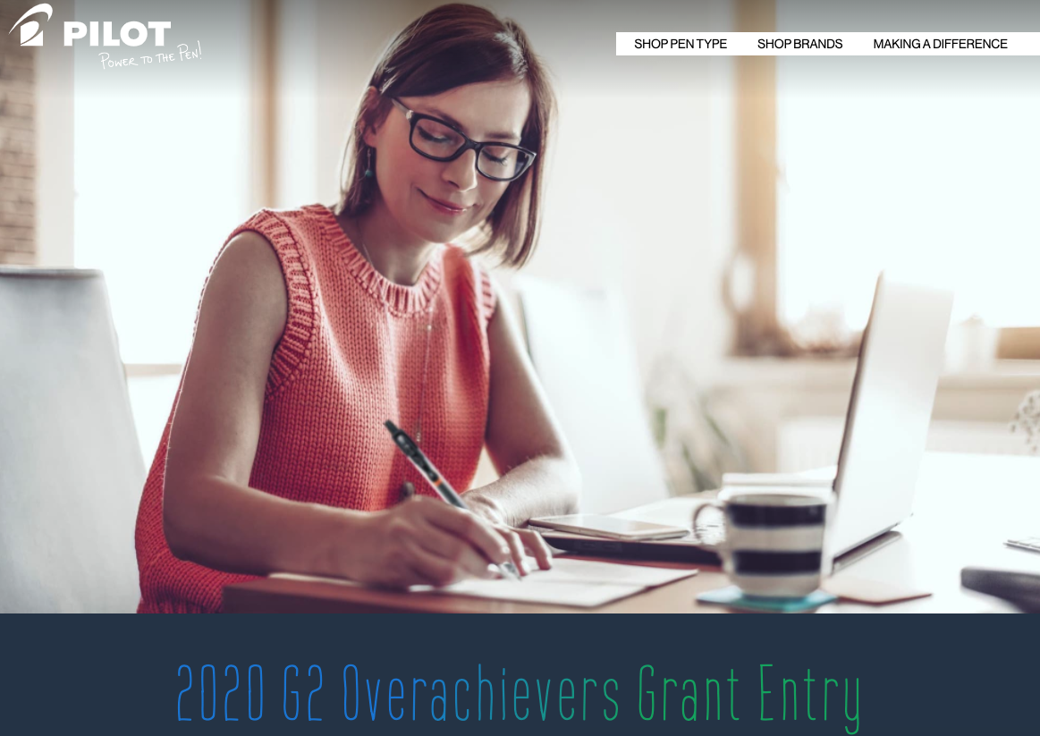 2020 G2 Overachievers Grant Official Rules