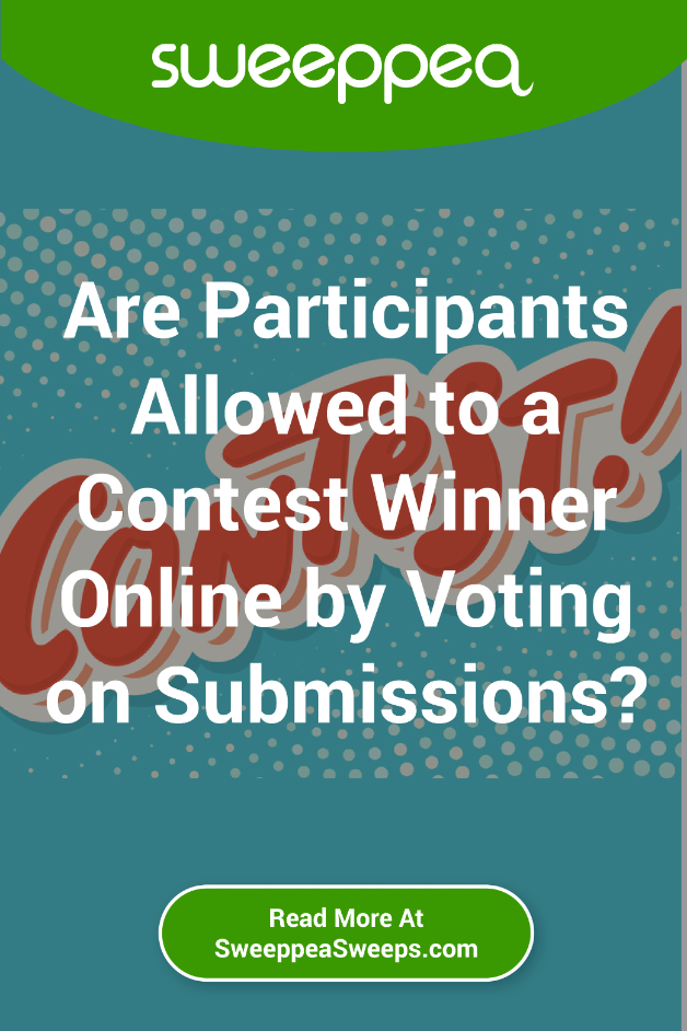 Are Participants Allowed to Select a Contest Winner Online by Voting on Submissions?