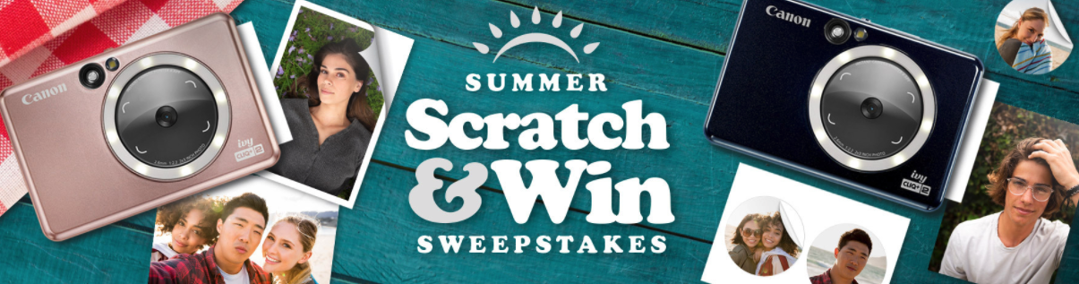 Canon’s Summer Scratch Win Instant Win Sweepstakes Official Rules