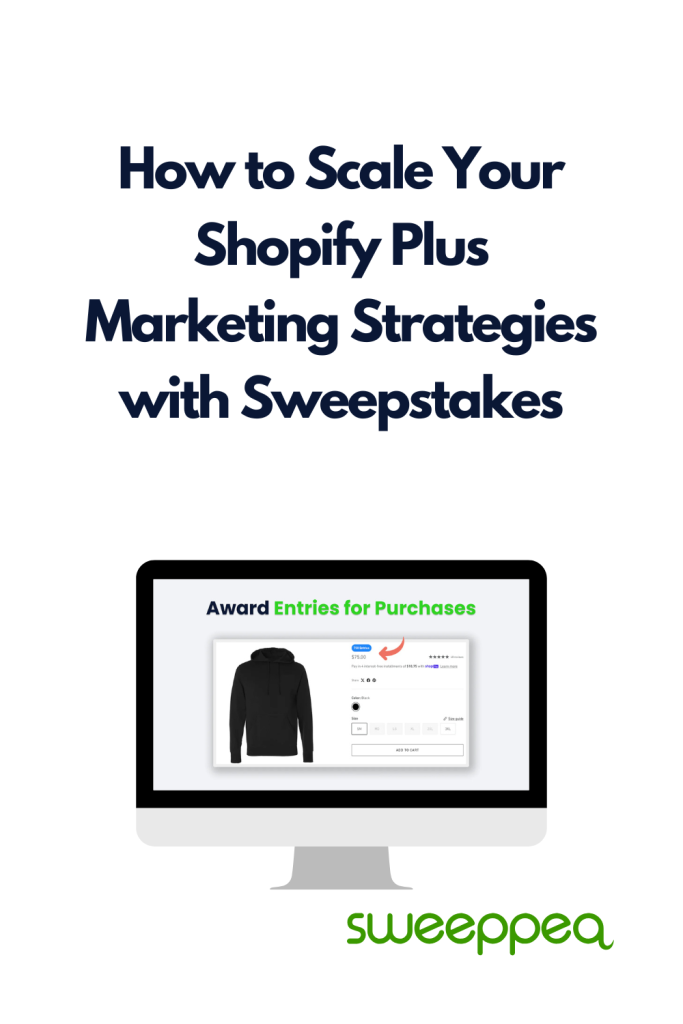 How to Scale Your Shopify Plus Marketing Strategies with Sweepstakes cover image